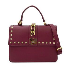 New Badgley Mischka Burgundy Crossbody Bag